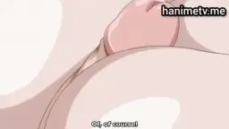 Nahaufnahme einer süßen Hentai-Maus mit offenem Mund und großen Augen, die einem Mann im roten Hoodie direkt ins Gesicht schaut